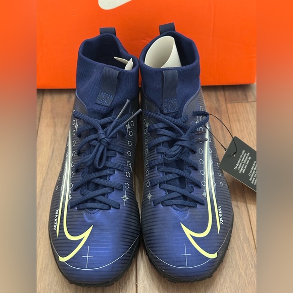 Nike Other - NIB Nike Kids Blue and Yellow Soccer Cleats